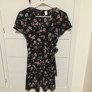 Floral Wrap Dress
